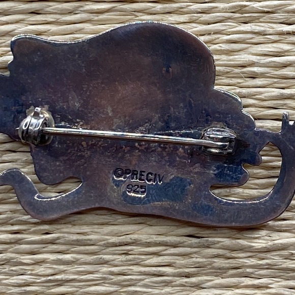 Preciv 925 sterling angel brooch pin - Picture 5 of 6